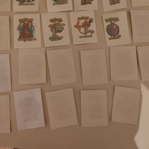 Pokémon collectible tattoo stickers like new, pack of 23 pieces