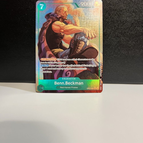 Benn.Beckman OP17-027 Alternate Rare One Piece TCG card