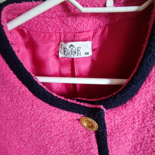 Fuchsia jacket like new, size M