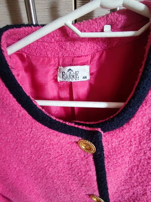 Fuchsia jacket like new, size M