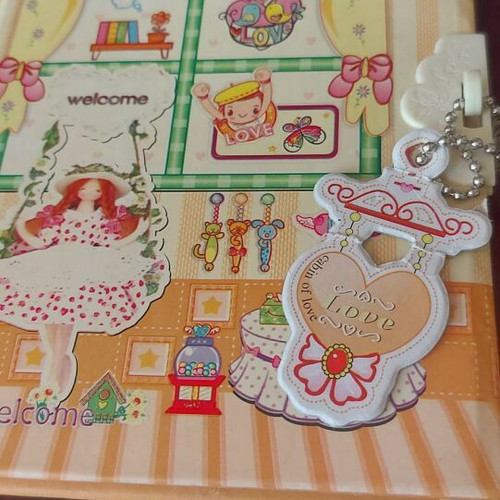 Girls' diary new 11.50 x 14.50 centimeters