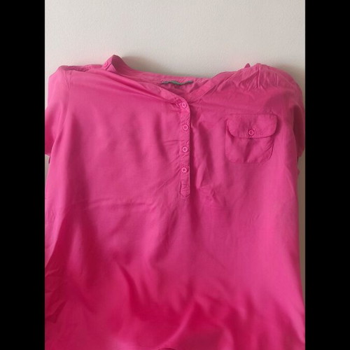 Leonard's short-sleeve blouse like new, pink, sizes XL and XXL