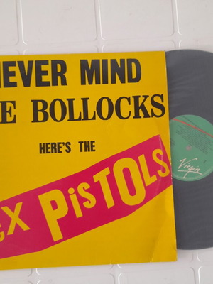 Sex Pistols Never Mind the Bollocks vinyl record, punk