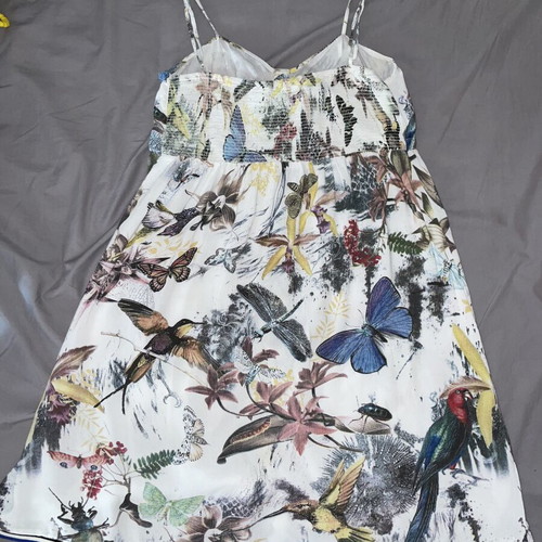 Attrattivo dress L with tropical floral print, like new