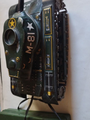Tank M-81 Masdaya tin toy 1960s used