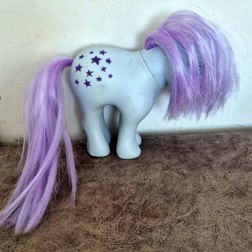 My Little Pony Elsi Blubelle Italy used, purple with stars