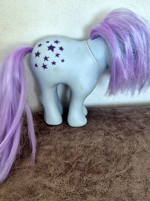 My Little Pony Elsi Blubelle Italy used, purple with stars