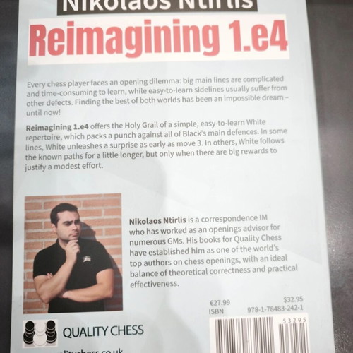 Reimagining 1.e4 book by IM Nikolaos Ntirlis