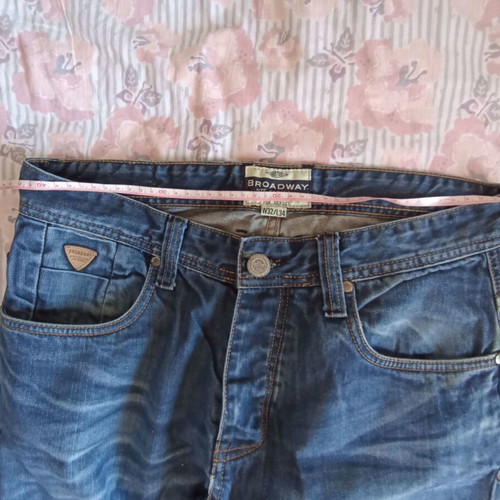 Broadway men's jeans W33 L32 blue 100% cotton like new