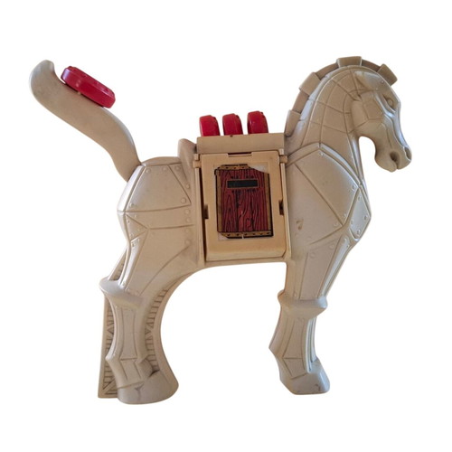 Vintage El Greco Κάστρα και Πολιορκητές set used, Trojan horse and shield