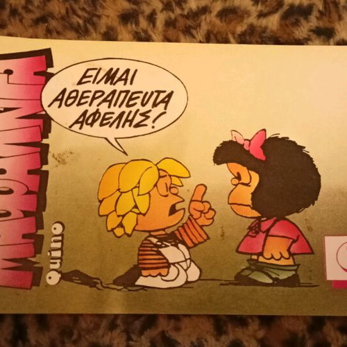 Mafalda no 6 like new, authentic 1990 edition