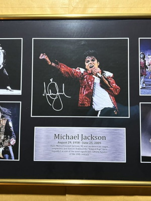 Michael Jackson Multi-Photo Signed A3 Poster new
