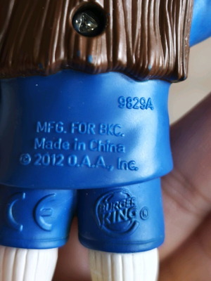 Cabbage Patch kids mini doll used, 2012, Burger King