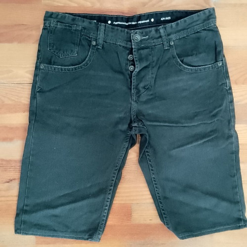 Men's denim shorts grey/black size 32 Sprider brand used