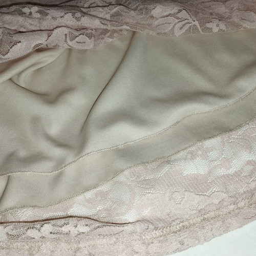 Hype pink-nude dress with lace like new, size M