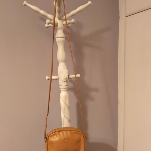 Longchamp crossbody bag like new, beige leather