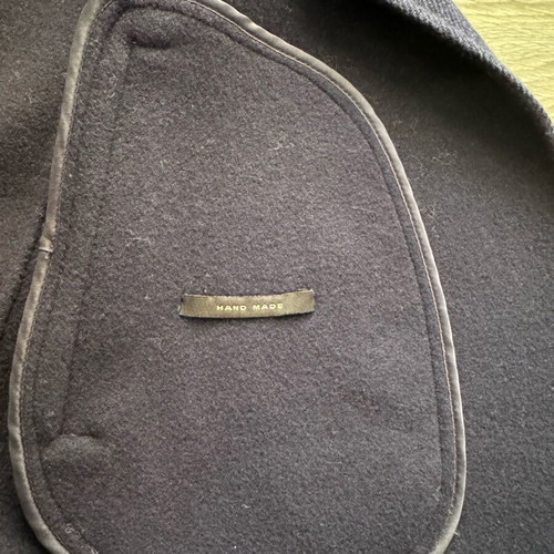 Zara short coat in blue, like new, size S, 66% wool