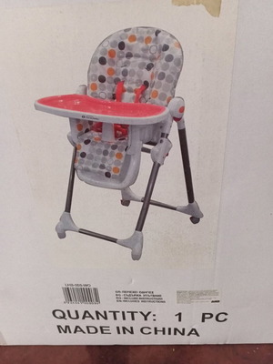 Baby high chair gray used