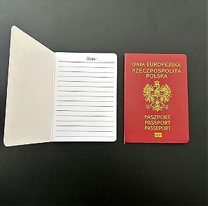 Αναμνηστικό διαβατήριο σημειωματάριο Πολωνιας συλλεκτικό