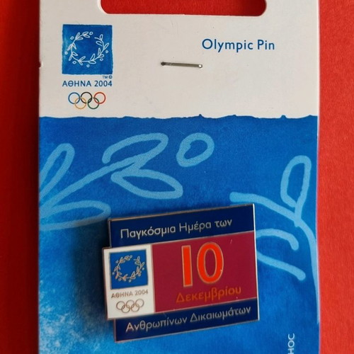 Olympic pins Athens 2004 new, set of 4 pieces