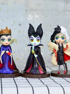 Φιγούρες Disney Villains καινούργιες, σετ 3 εμβληματικοί χαρακτήρες