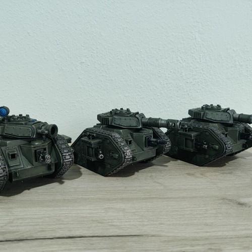 Games Workshop Warhammer 40K Astra Militarum 3 Leman Russ Battle Tanks