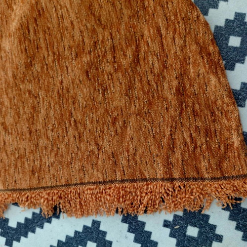 Ekai chenille throw with fringes 1.70×1.75m like new
