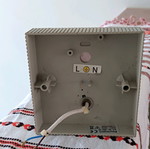 Wall spot aluminum light fixture like new with bulb