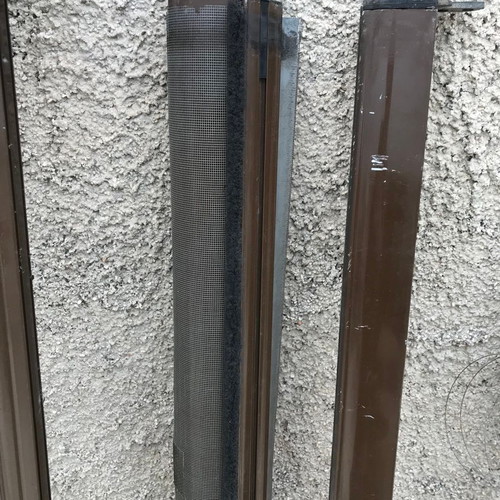 Aluminum parts from window screens used, pack of seven