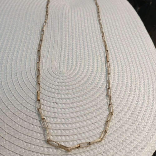 Frado Silver 925 Chain 15g Long Model with Decorative Links like new