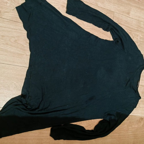Women's blouse used, size M, black and green