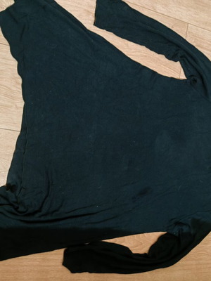 Women's blouse used, size M, black and green
