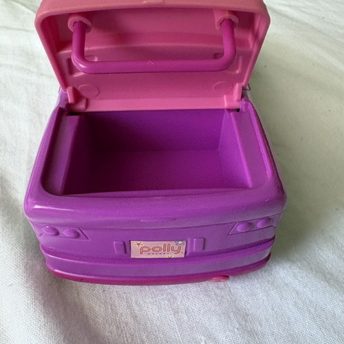 Polly Pocket 2008 pink convertible car toy