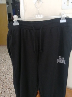 Αντρικό παντελόνι φόρμας Lonsdale XL καινούργιο μαύρο