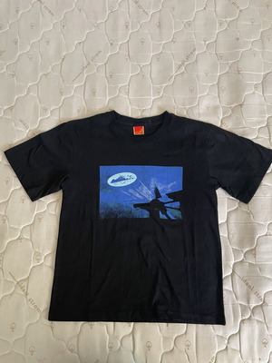 Corteiz T-shirt black graphic print like new, XS