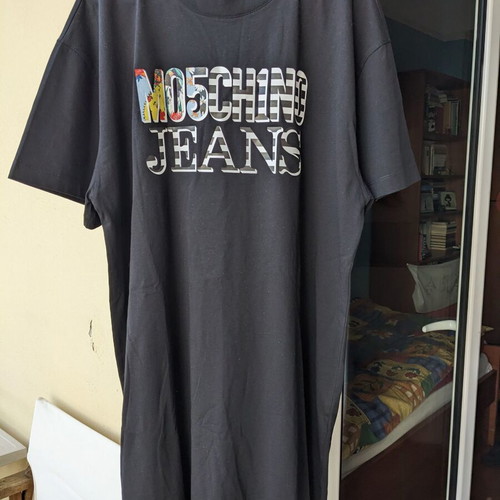 Moschino black cotton dress like new