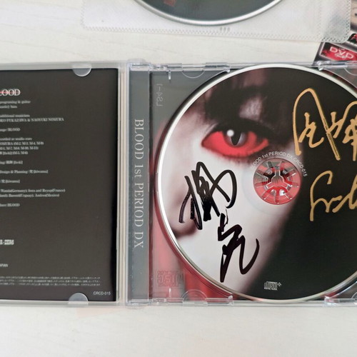 Blood 1st PERIOD DX music CD like new, signed, limited edition