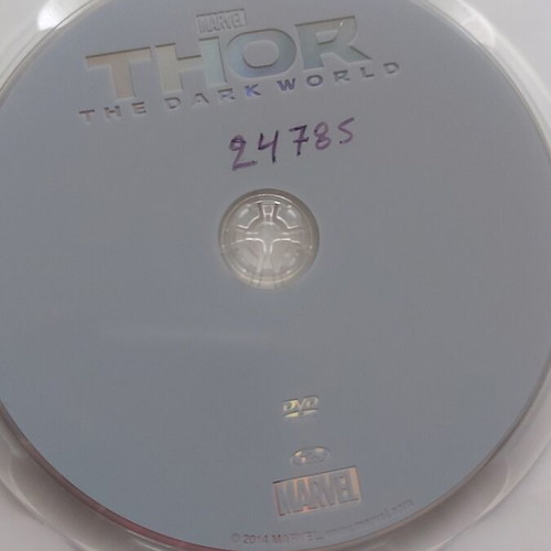 Marvel Thor 2 DVD used, Dark World with subtitles