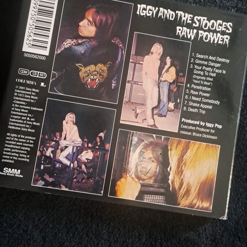 Iggy And The Stooges Raw Power CD like new, rock