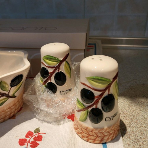 Cyprus dinner set sealed, new