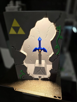 3d εκτυπωμένο φωτιστικό Zelda σαν καινούργιο με LED και τροφοδοσία USB