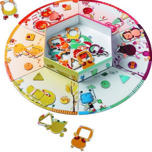 Lilliputiens Lotocolors puzzle like new