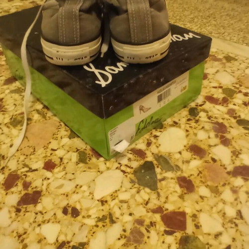 All Star Converse canvas boots used, gray, size 36