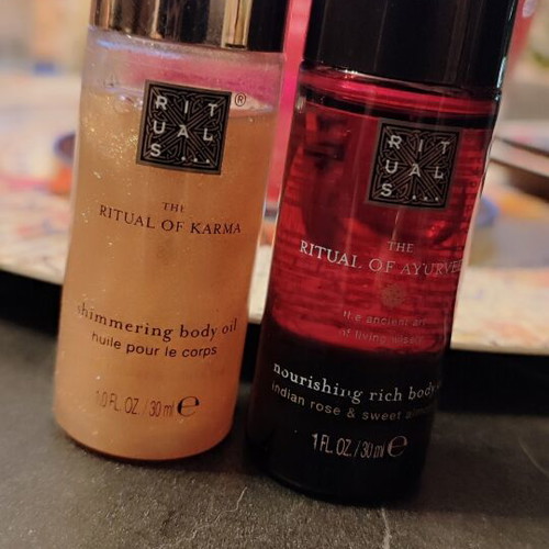 Rituals Body Oil Set new with shimmer and hydration