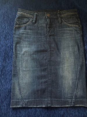Bsb denim pencil skirt like new, blue, size S