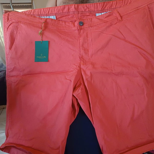 Charles Colby Chino shorts unisex, size 6XL, refurbished, multicolor orange