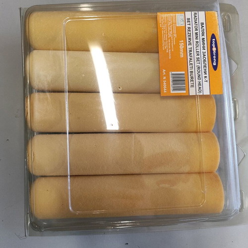 Foam rollers orange new, pack of 10 pieces
