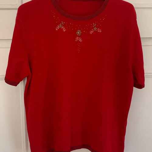 Knitted set burgundy Cojean almost new, jacket and blouse