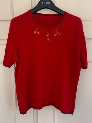 Knitted set burgundy Cojean almost new, jacket and blouse