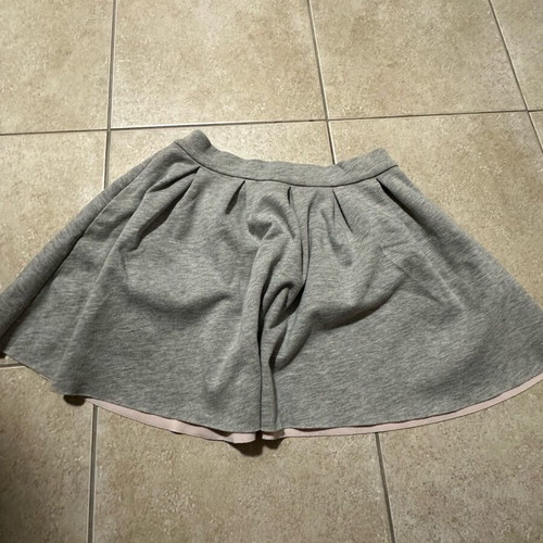 Bershka skirt used, gray, size M 38 10